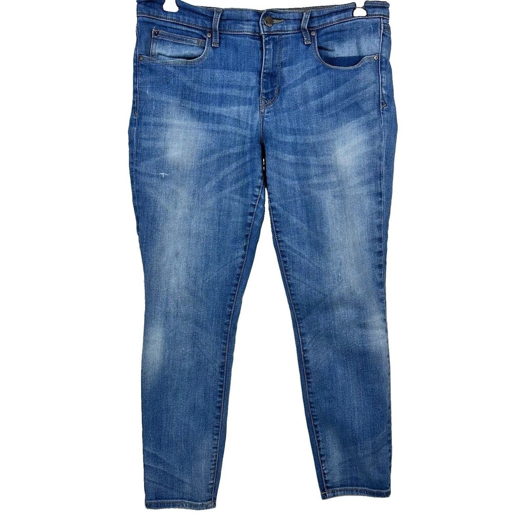 Gap 1969 Blue Jeans Women's 31s-Short Jegging  Denim Stretch Medium/Riot Wash